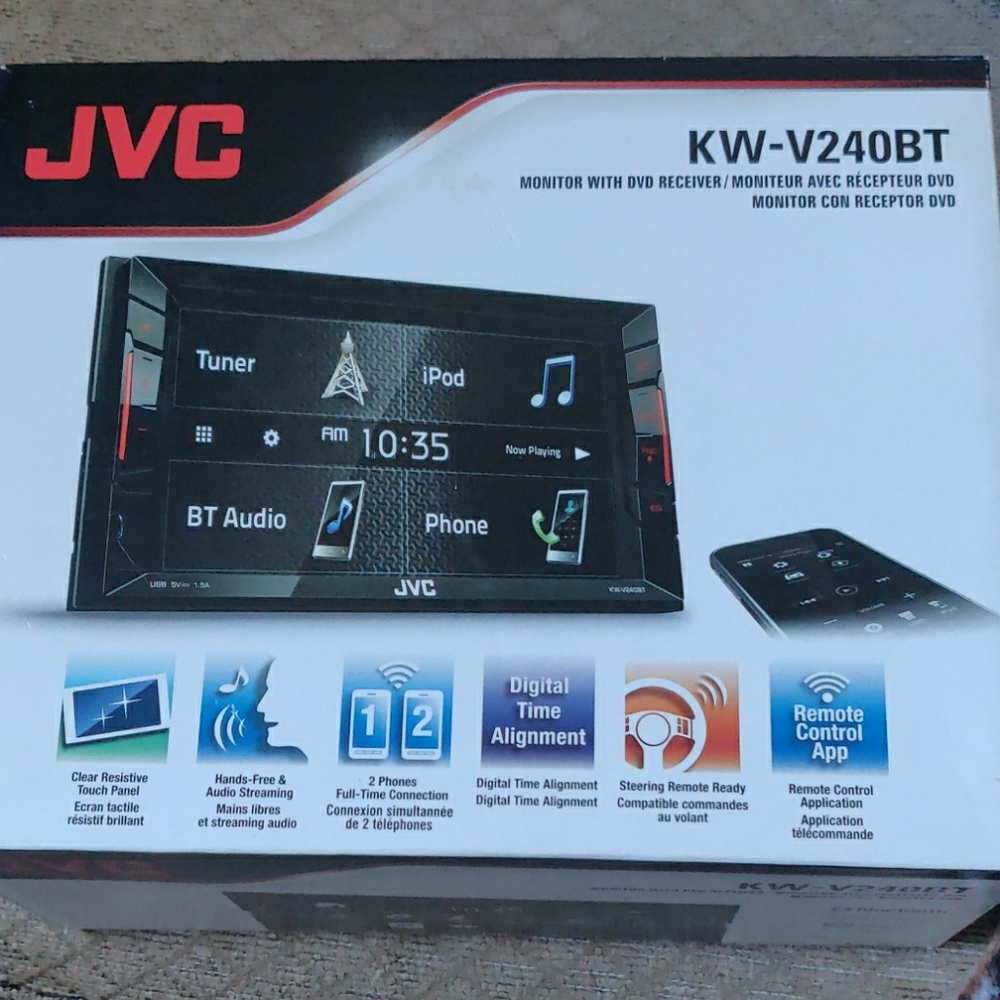 JVC  Touchscreen stereo